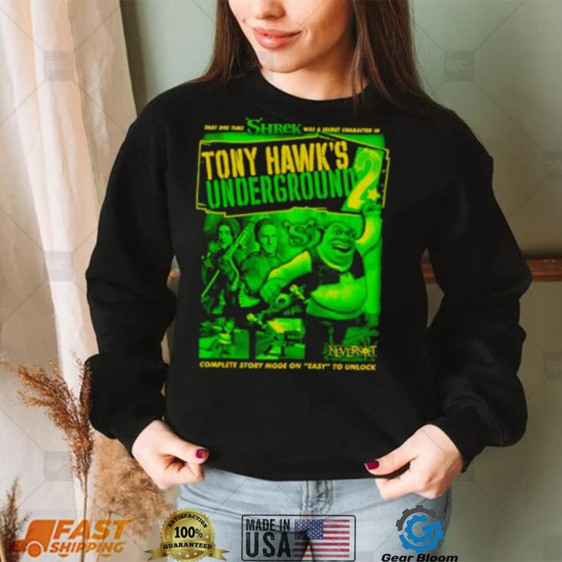 Tony Hawk’s Underground Shrek 2 Hoodie Shirt