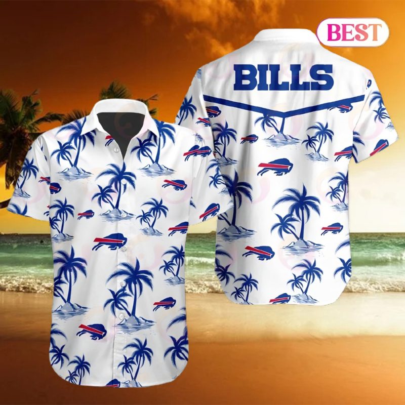 Tropical NFL Buffalo Bills Button Shirt