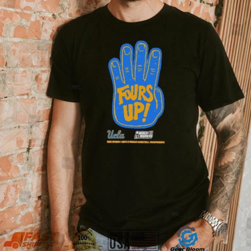 UCLA Bruins men’s basketball Fours Up 2023 Division I Men’s and Women’s Basketball Champions shirt