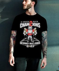 Uga Georgia Bulldogs Back 2 Back CFP National Champions 2023 Shirt0