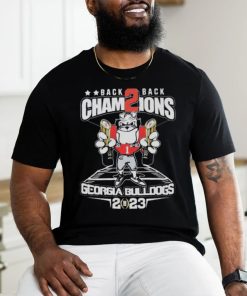 Uga Georgia Bulldogs Back 2 Back CFP National Champions 2023 Shirt0