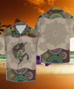 Unicorn Mandala Hawaiian Shirt