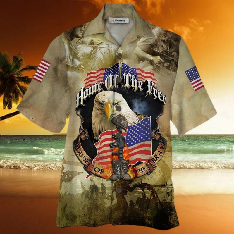 Veteran Colorful Unique Design Unisex Hawaiian Shirt