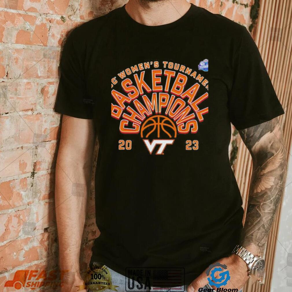 Virginia Tech Hokies 2023 ACC Women’s Tournament Basketball Conference Champions shirt