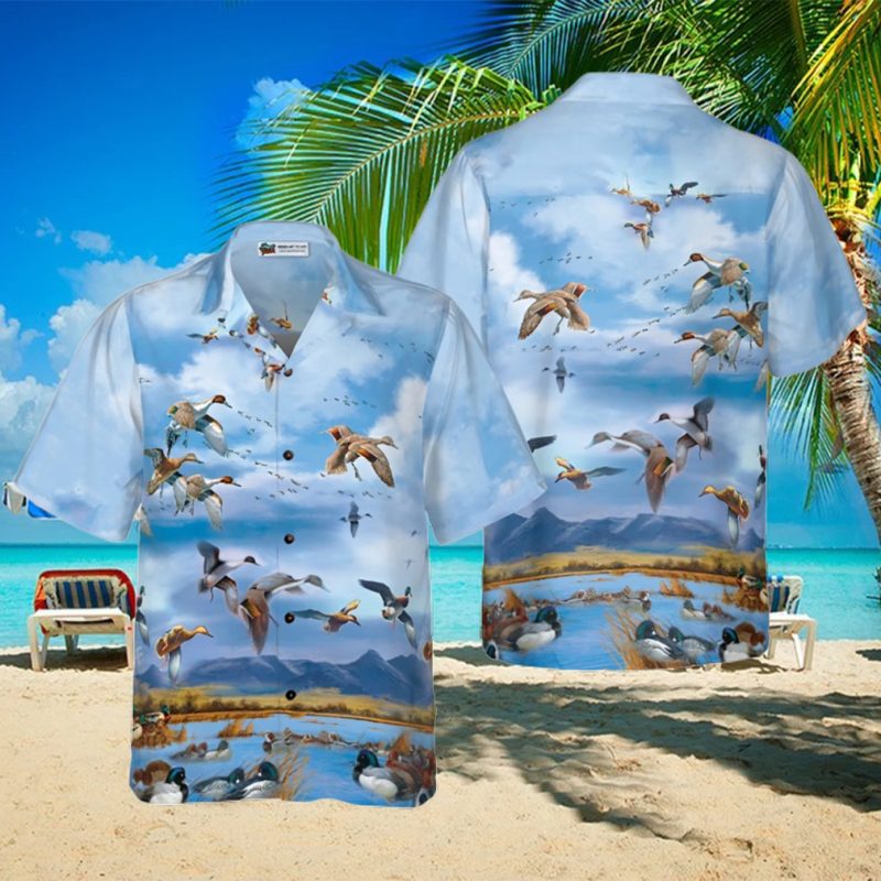 Wild Ducks Keep Your Freedom Hawaiian Shirt