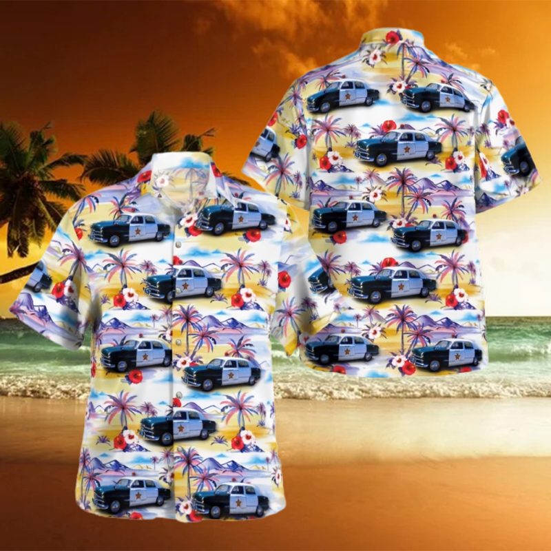 Wildwood Florida Sumter County Sheriffs Office 1950 Ford Hawaiian Shirt