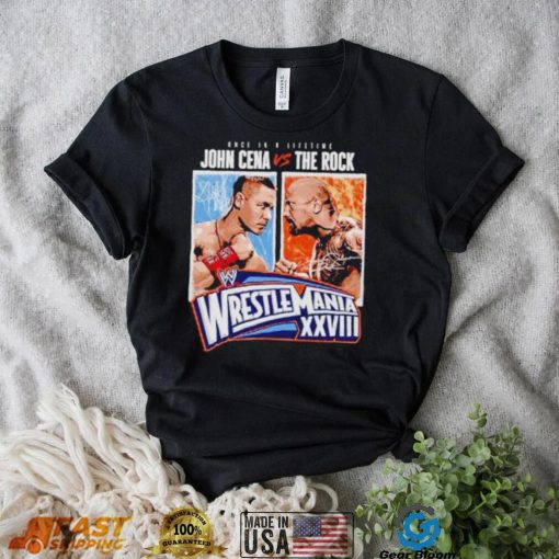 WrestleMania 28 John Cena vs. The Rock Match shirt