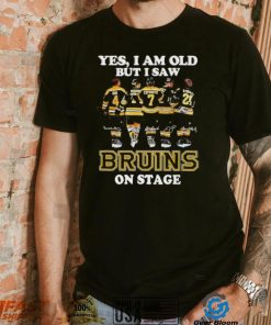 Yes I am old but I saw Boston Bruins on stage signatures shirt