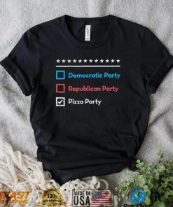 democratic party republican party pizza party shirt Vices shirt den
