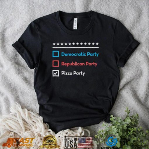 democratic party republican party pizza party T-shirt