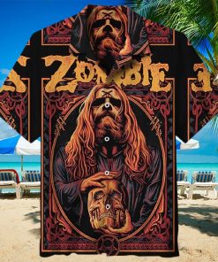 Vintage Rob Zombie 3D All Over Print Hawaiian Shirt