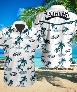 Tropical NFL Philadelphia Eagles Button Shirt