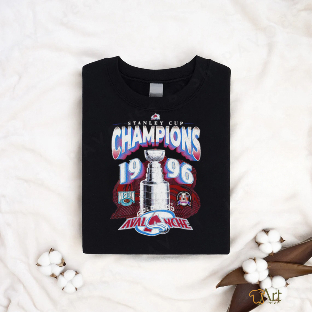 Mitchell and Ness Colorado Avalanche Stanley Cup Champions 1996 retro shirt