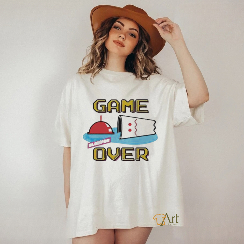 7COLLECTION SHOP 7 ELEVEN X PAC MAN GAME OVER T SHIRT