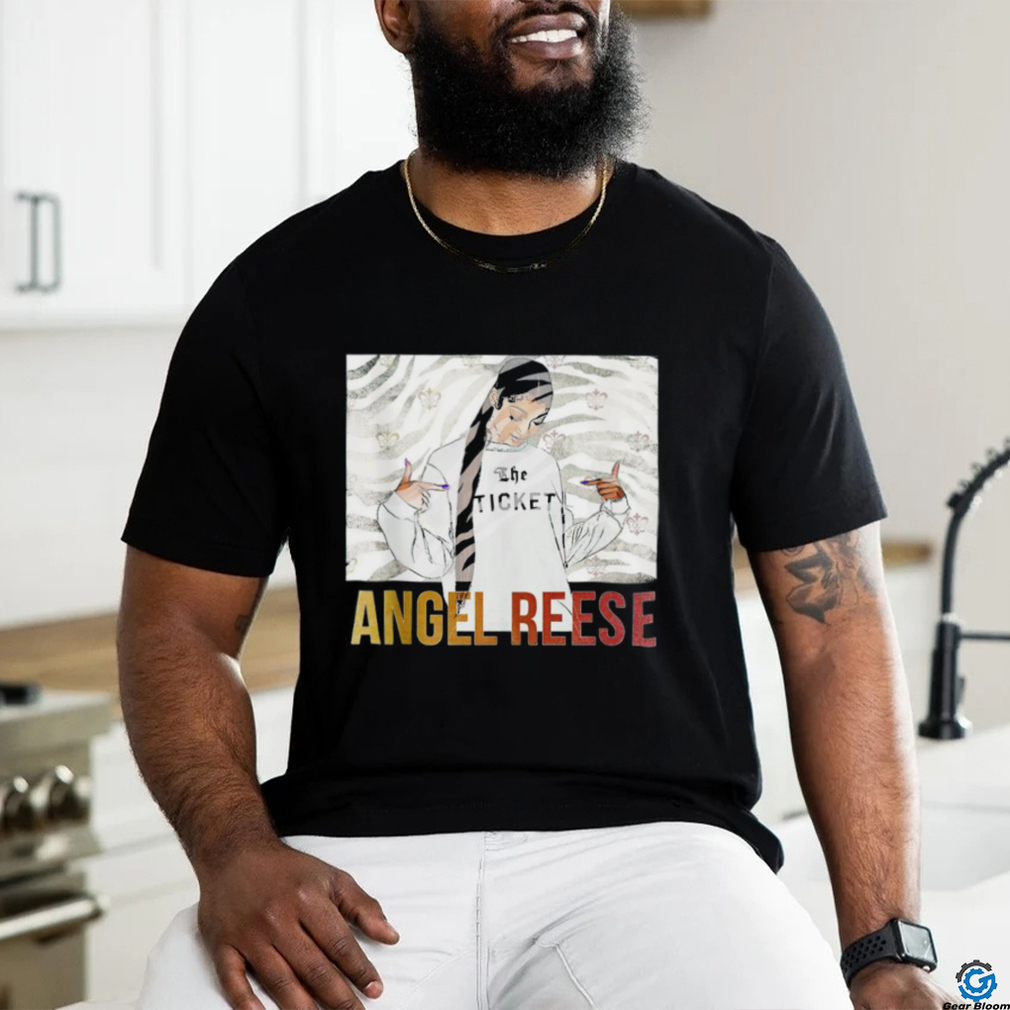 Angel Reese the ticket 2023 art shirt
