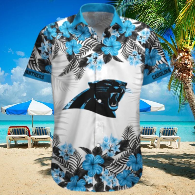 Carolina Panthers Summer Beach Shirt and Shorts Full Over Print