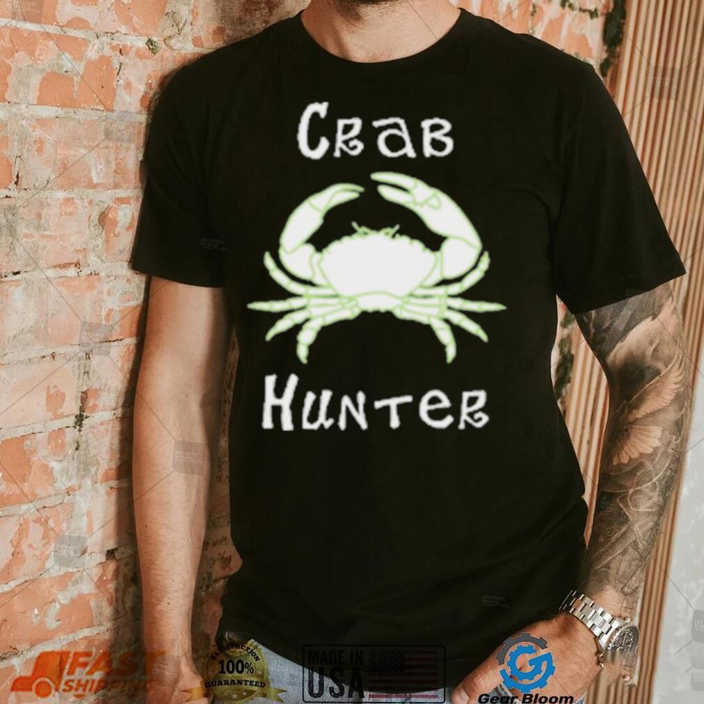 Crab Hunter Crab Fisherman Crabbing Drawstring T Shirt