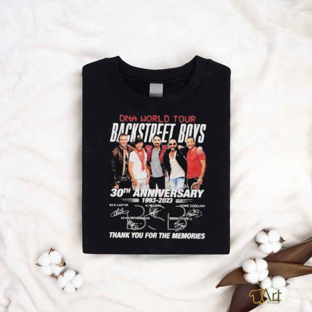 DNA World Tour Backstreet Boys 30th Anniversary 1993 – 2023 Thank You For The Memories T Shirt