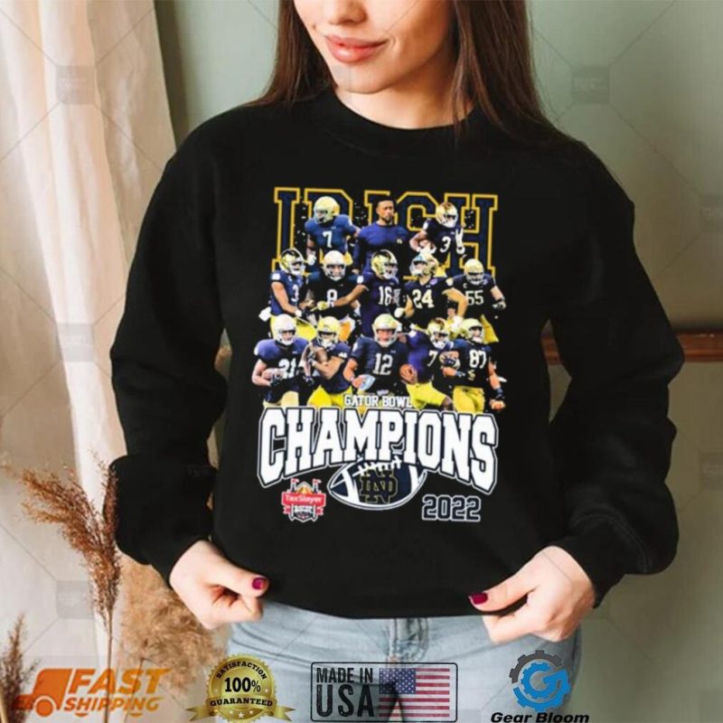 Irish Teams Gator Bowl Champions Taxslayer Shirt