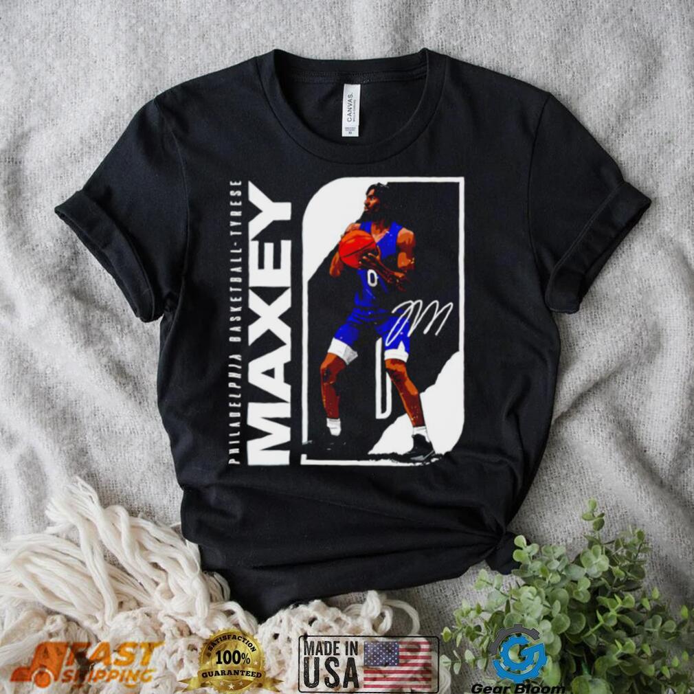 Tyrese Maxey Philadelphia signature 2023 shirt