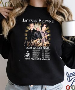 Jackson Browne 2023 Summer Tour Thank You For The Memories Signatures Shirt