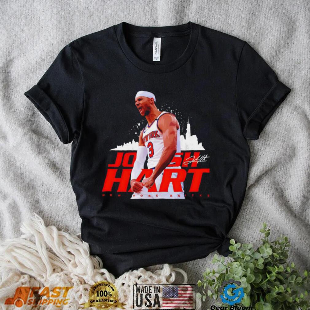 Josh Hart New York Knicks signature 2023 shirt