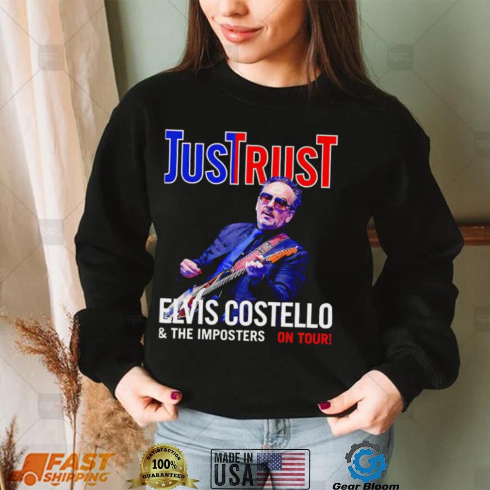 Just Trust Tour 2019 Elvis Costello on tour The Legend shirt