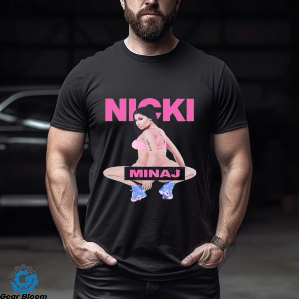 Khaki Nicki Minaj Print Shirt