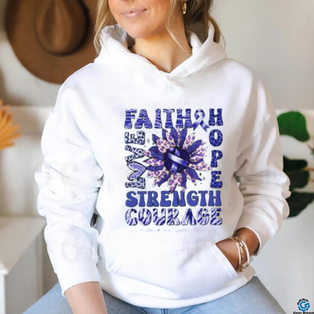 Koolen de vries syndrome awareness sunflower strong faith love T Shirt