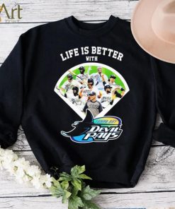 Life Is Better With Tampa Bay Devilrays Signatures Shirt