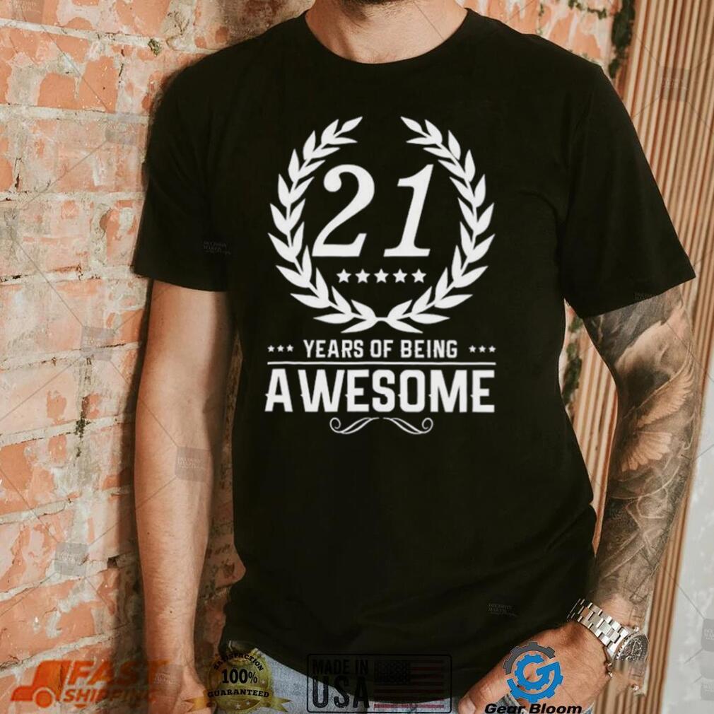 Mens 21St Birthday T Shirt Classic Hoodie