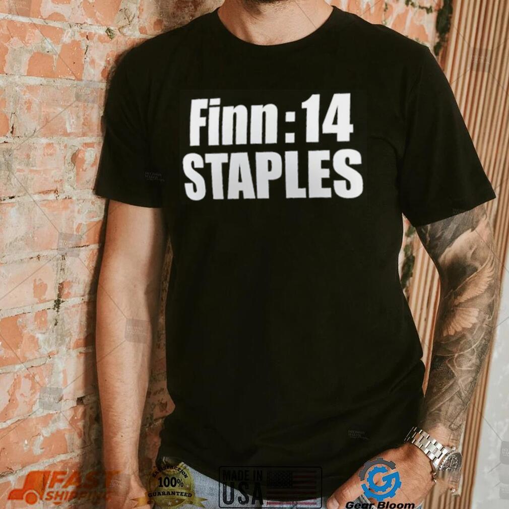 Men's Black Finn Bálor 14 Staples T Shirt