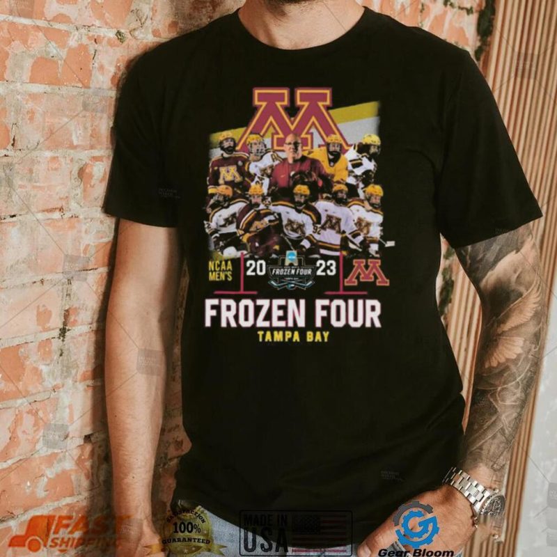Minnesota golden gophers ncaa men’s frozen four tampa bay 2023 shirt
