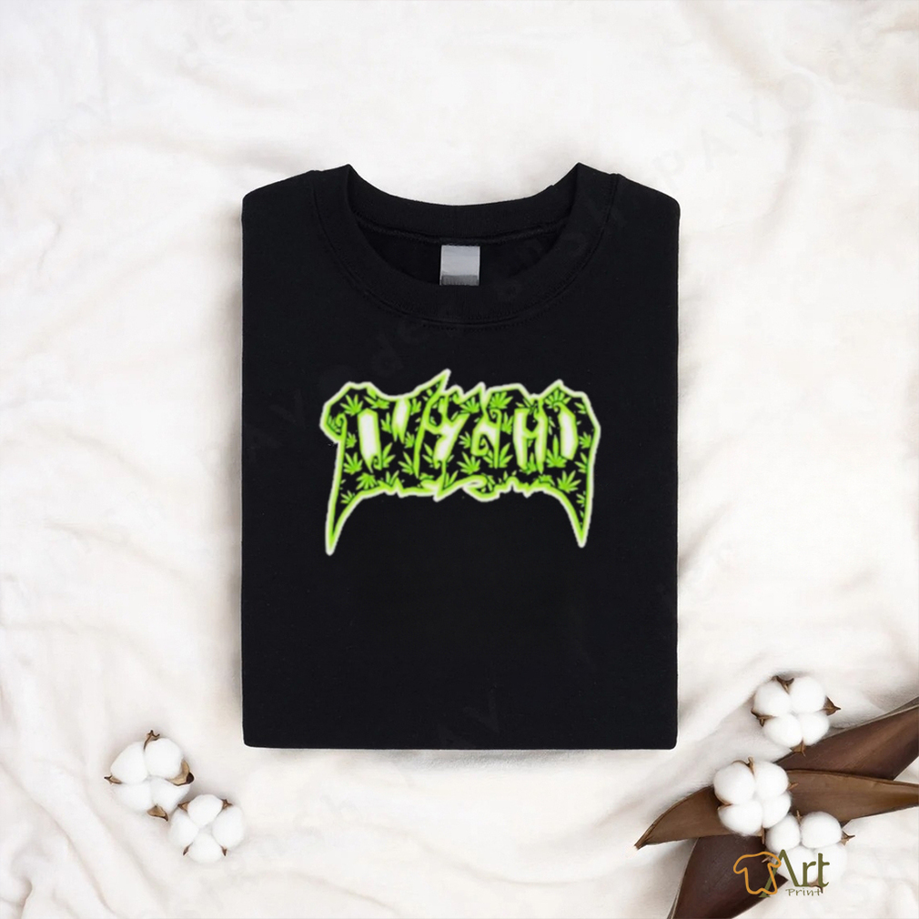 Mnestore twiztid 420 pattern patch embroidered pullover t shirt