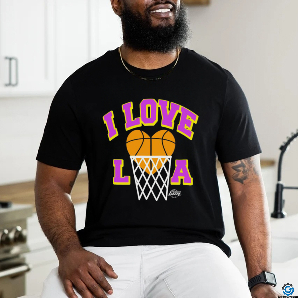 NBA Homage Los Angeles Lakers Hometown I Love La Shirt