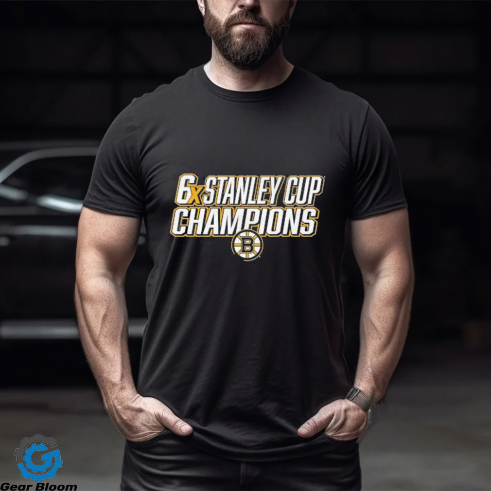 NHL Boston Bruins 6X Stanley Cup Champions shirt