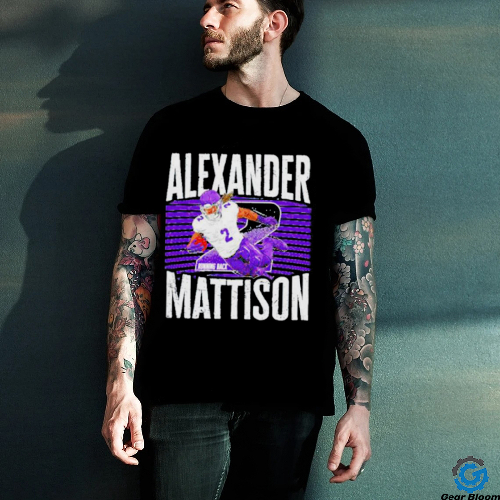 Nice Alexander Mattison Minnesota leap football shirt