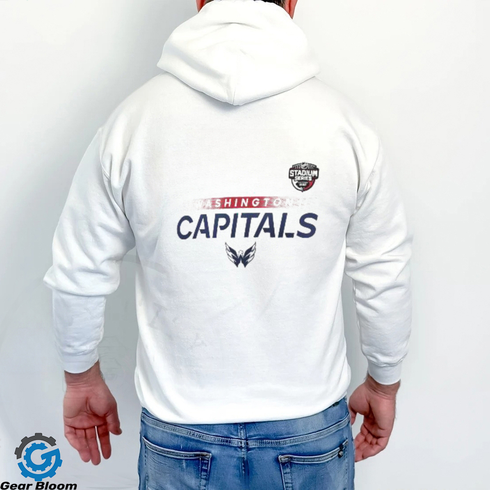 Official Men’s Washington Capitals White 2023 NHL Stadium Series Authentic Pro Shirt