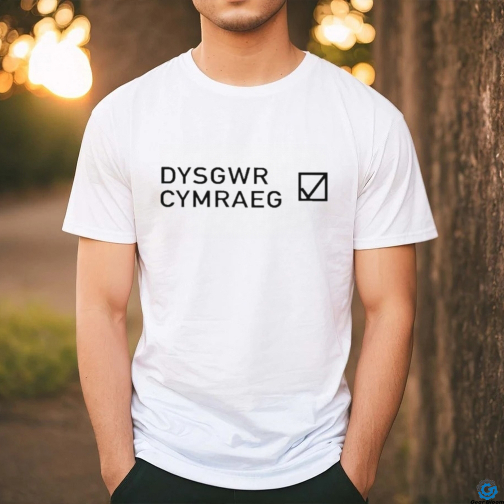 Official dysgwr Cymraeg shirt