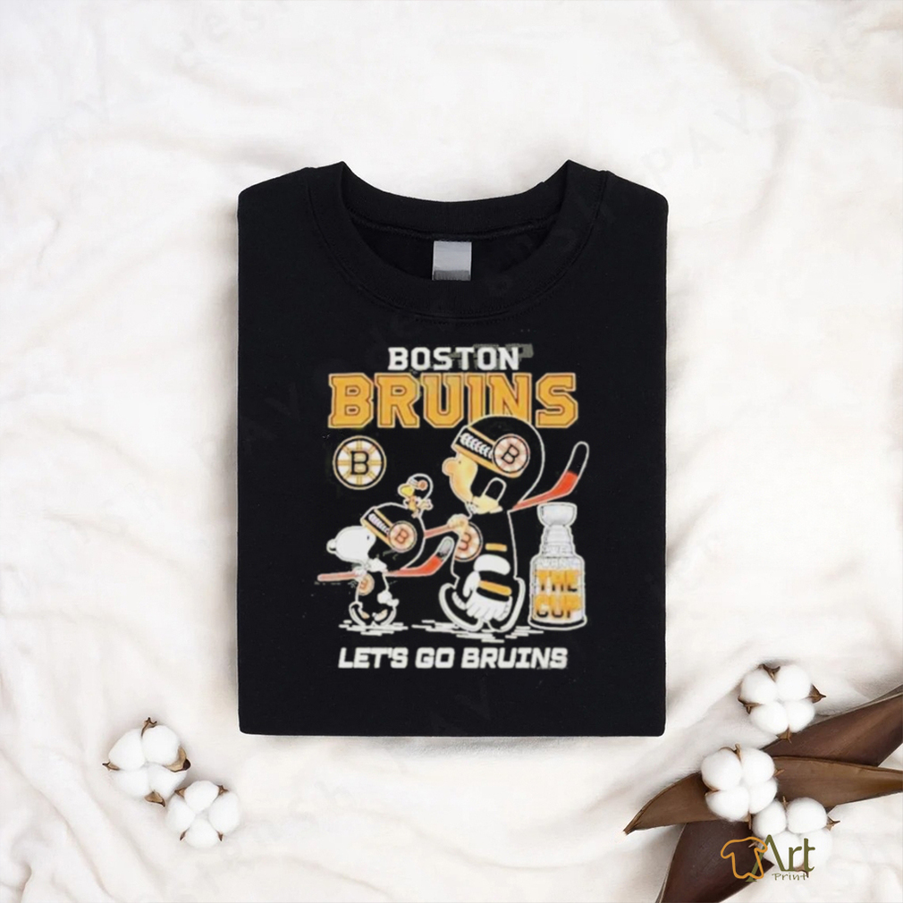 Official quality the Peanuts Snoopy Boston Bruins 2023 stanley cup playoff let’s go Bruins shirt