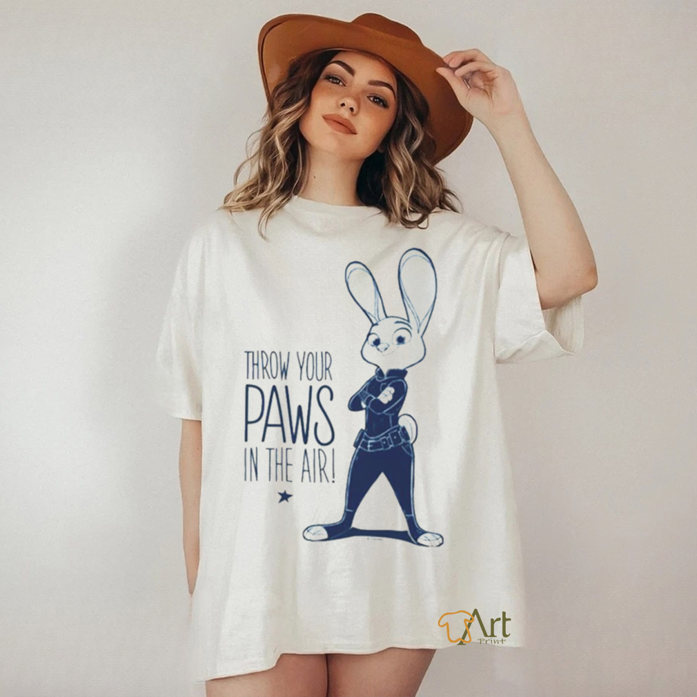 Paws In The Air Zootopia Judy Hopps shirt