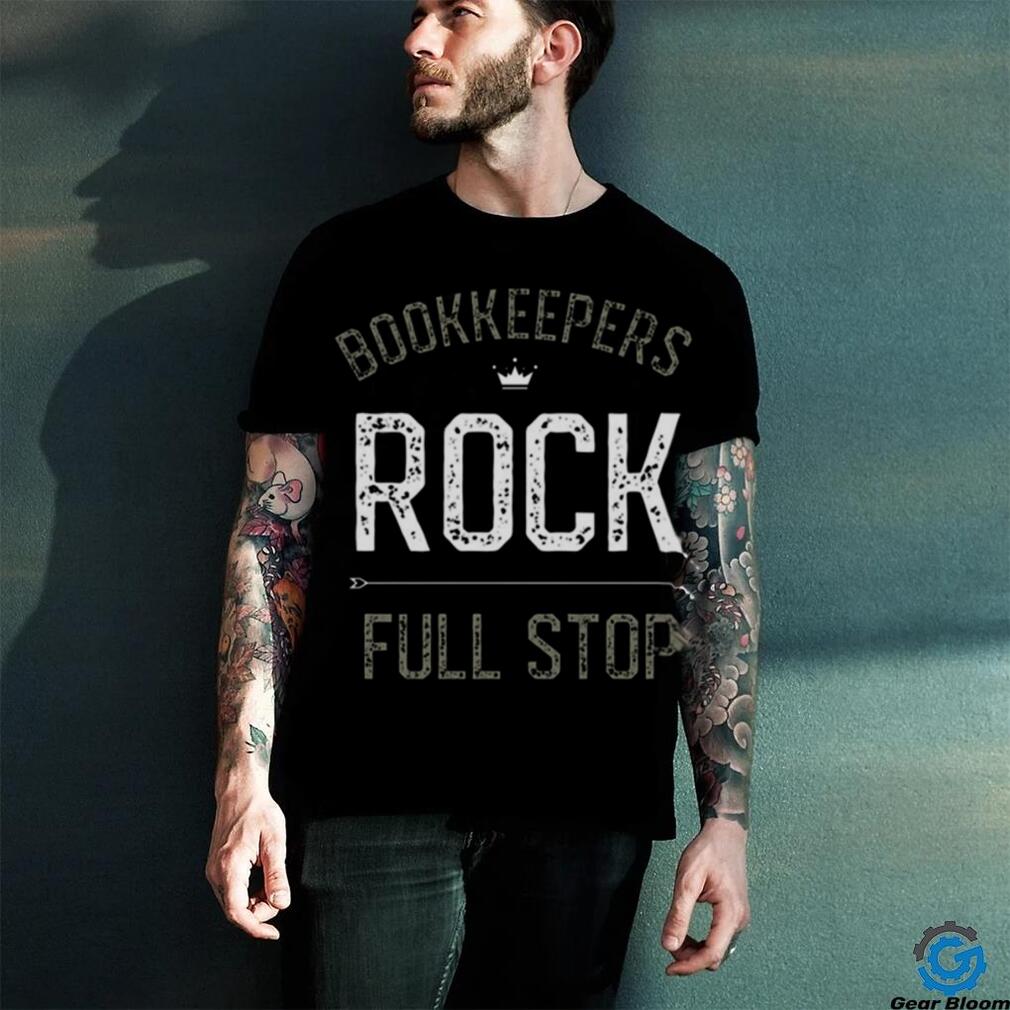 Rock Full Stop Bookkeeper shirt