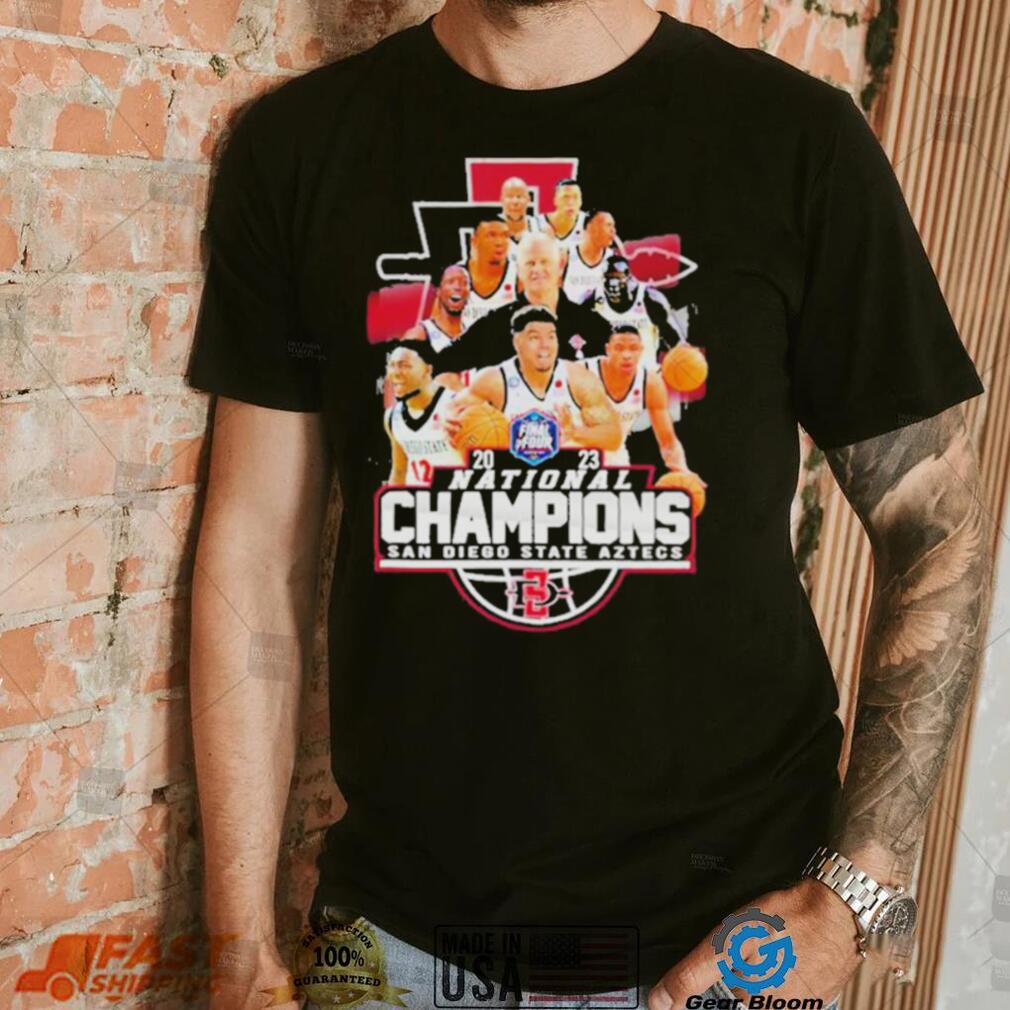 San Diego State Aztecs Team 2023 Division I Basketball National Champions Shirt