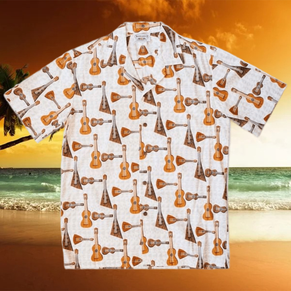 Tropical Strings White Nice Design Hawaiian Shirt