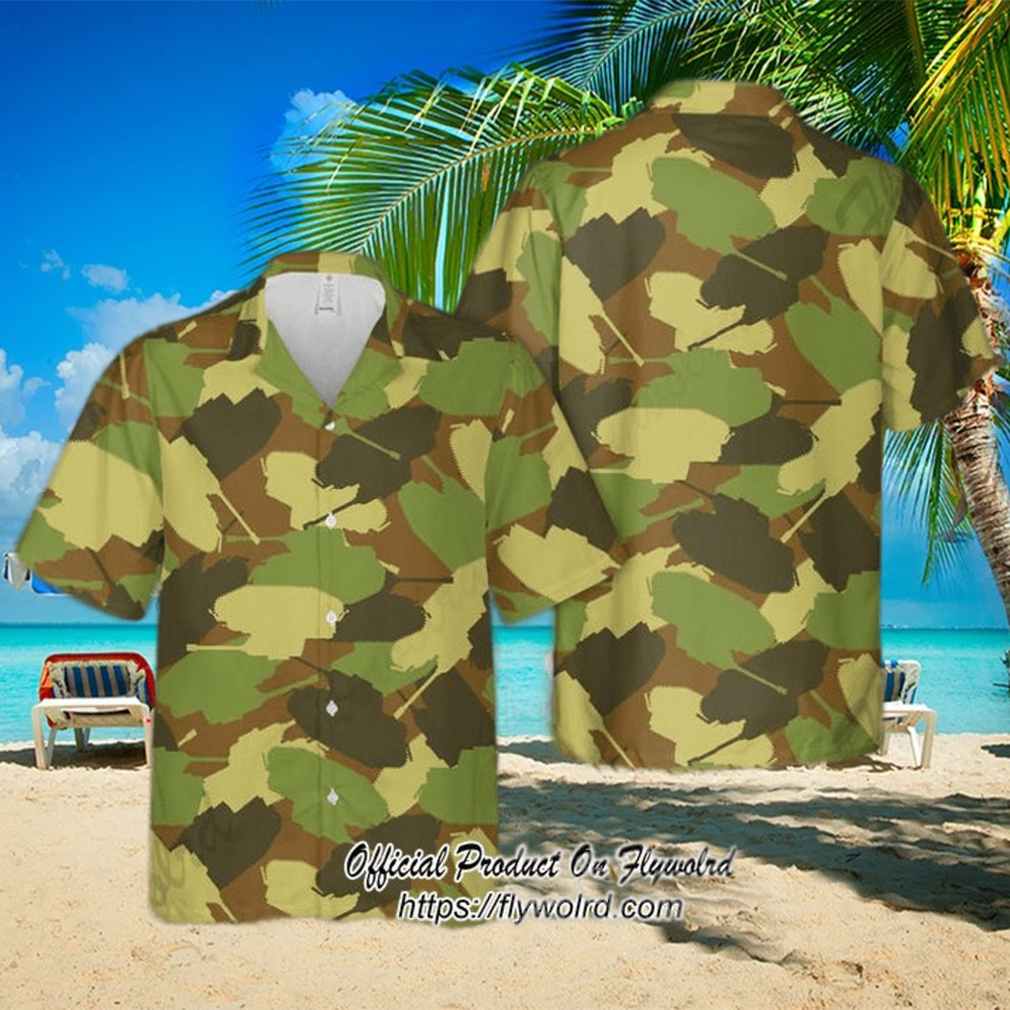 United States Army Tank Camo Hawaiian Shirt - Gearbloom