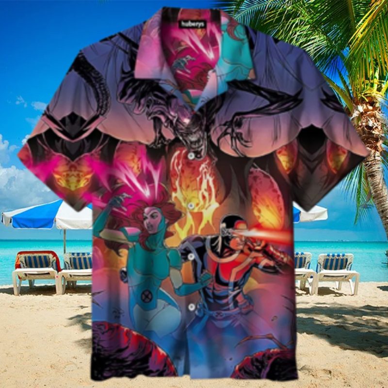 Xmen Avenger Hawaiian Heroes Hawaiian Vintage Summer Shirt