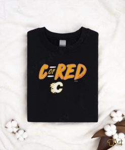 calgary flames c of red ice cluster shirt Shirt