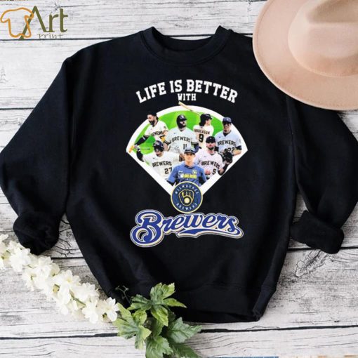 Life Is Better With Team Brewers Shirt