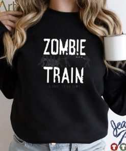 Tyronebeansticc Zombie Train Line ‘Em Up Shirt