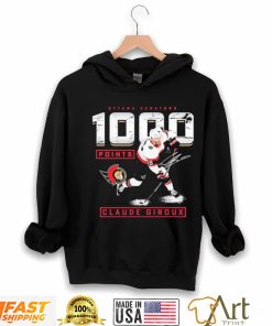 Claude Giroux Ottawa Senators 1,000 Career Points Shirt